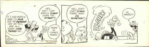 Fox-Original Daily Strip Art (1/11/1967) | Russ Cochran