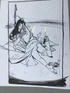 Hub | Hub - Dessin original - Okko - Geisha | Catawiki