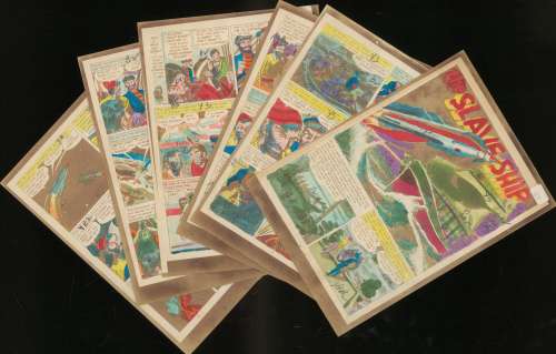 Roussos-The Slave Ship, W-Fan 08, 6 Page SP Story (1951) | Russ Cochran