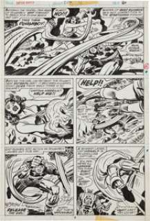 Jack Kirby and Frank Giacoia Captain America #209 Arnim Zola Page 6 Original Art (Marvel, 1977). The Star-Spangled -