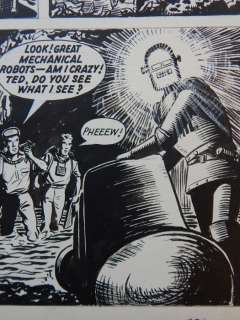 Kearon, Edward | Kearon, Edward - Originele pagina - Archie, de man van Staal - The Colar Sea Mystery - (1966) | Catawiki