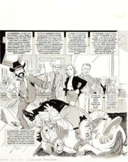 Angelo Torres Mad #343 Complete 5-Page Story "sleepWalker, Texas Stranger" Original Art (EC, 1996). -