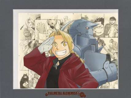 Hiromu Arakawa color reproduction illustration "FULLMETAL ALCHEMIST" | Mandarake (Big Web)