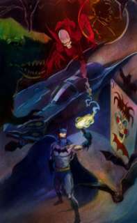 John Estes Batman Deadman: Death and Glory Batcave Splash Page Original Art (DC, 1996). In this graphic novel, -