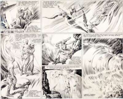 Alex Raymond Flash Gordon Sunday Comic Strip Original Art dated 12-8-35 (King Features, 1935). Alex Raymond was a - | Heritage