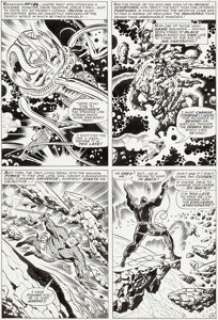 Jack Kirby and Joe Sinnott Fantastic Four #62 Cosmic Triton in the Negative Zone Page 16 Original Art (Marvel, -
