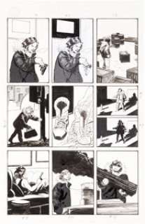 Steve Lieber Whiteout Page Original Art (Oni, 1998). Carrie Stetko uncovers clues in this terrific page from the -