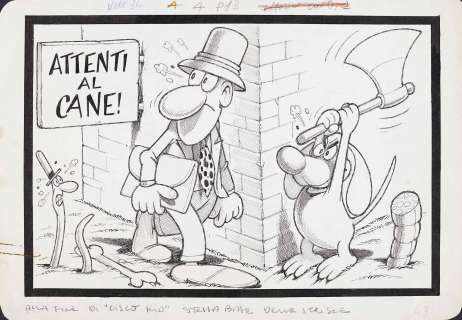 Benito Jacovitti | Attenti al cane! | Art-Rite