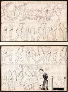 Winsor McCay Little Nemo in Slumberland Sunday Comic Strip Original Art dated 1906 (New York Herald, -