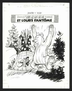 Derib - Couverture originale - Yakari et l‘ours fantôme - Yakari