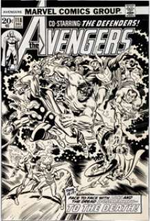 Ron Wilson and John Romita Sr. Avengers #118 Cover Original Art (Marvel, 1973). Looking for the ultimate -