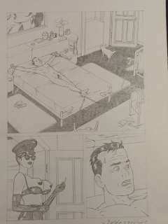 Roberto Baldazzini | Roberto Baldazzini - Tavola Originale "Chiara Rosenberg BDSM" - Firmata - Page volante - Exemplaire unique | Catawiki