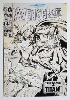JOHN BUSCEMA 1968 AVENGERS #50 COVER