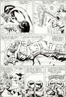 Jack Kirby and George Roussos (as George Bell) Fantastic Four #23 Story Page 19 Original Art (Marvel, - | Heritage