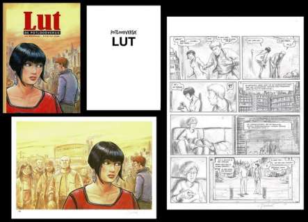 Bosschaert, Jan | Bosschaert, Jan - Originele pagina + luxe album + ex-libris + 12x prent - Lut - De potloodversie - (2021) | Catawiki