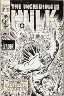 Herb Trimpe Incredible Hulk #123 Cover Original Art (Marvel, 1970). "One of my favorite covers!" is -