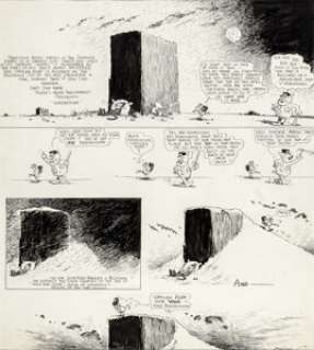 George Herriman Krazy Kat Sunday Comic Strip Original Art dated 11-19-22 (King Features Syndicate, 1922). - | Heritage