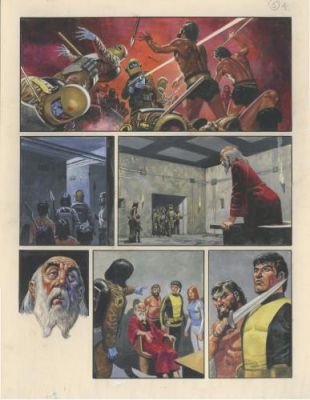 Don Lawrence | Storm, Tome 5 Bataille pour la terre, planche 4 | Galerie 9ème Art