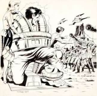 Dave Cockrum and Bob Layton Marvel 1978 Calendar Hulk Illustration Original Art (Marvel, 1978). Betty Ross -