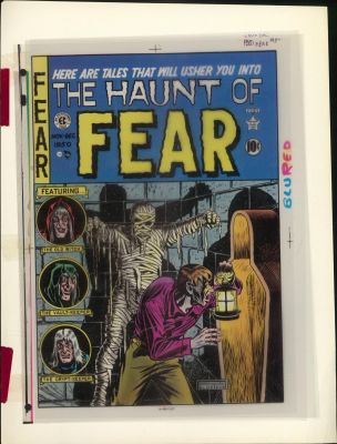EC Library Production Material- Cover Color Key Guide, Haunt of Fear | Russ Cochran