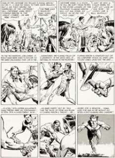 John Severin Two-Fisted Tales #38  "Warpath!" Story Page 5 Original Art (EC, 1954)....