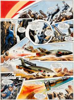 Frank Bellamy TV Century 21 #146 Page 18 Thunderbirds Original Art (IPC, 1967). Things are not -