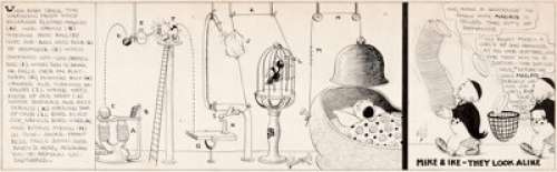 Rube Goldberg Rube Goldberg’s Boobs and Mike & Ike Daily Comic Strip Original Art (c. 1909-1920). A fine - | Heritage