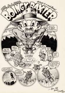 Robert Crumb Motor City Comics #1 "Boingy Baxter" Complete 5-Page Story Original Art (Rio Off Press, 1969).... (Total: 5 Original Art) | Heritage