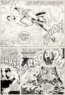 Bill Everett and Dan Adkins Tales to Astonish #91 Story Page 5 Original Art (Marvel, 1967).... | Heritage