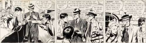 Alex Raymond Rip Kirby Daily Comic Strip Original Art dated 8-5-47 (King Features Syndicate, 1947).... | Heritage