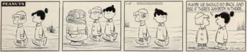 Charles Schulz Peanuts Strip du 15 janvier 1957 (United Feature Syndicate, 1957).... | Heritage