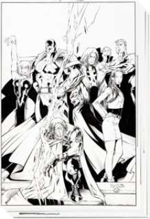  - Christian Zanier and John Livesay Rising Stars #8 Complete 22-Page Story and Cover Original Art (Image, 2000).... (Total: 22 Original Art)