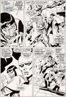 John Buscema and Sal Buscema Silver Surfer #7 Story Page 19 Original Art (Marvel, 1969).... | Heritage