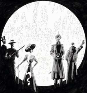  - Kevin O‘Neill League of Extraordinary Gentlemen Illustration Original Art (DC/America‘s Best Comics, c. 1999)....