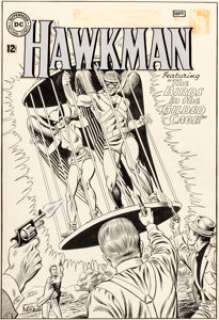  - Murphy Anderson Hawkman #3 Cover Original Art (DC, 1964)....