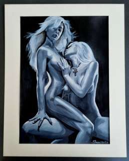 Shumi | Shumi - Pin-Up original artworks Acryl Gemälde - Format: A-3 | Catawiki