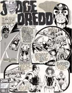 Mike McMahon 2000 AD #3 Complete 4-Page Story "The New You" Judge Dredd Original Art dated 3-12-77 (IPC, 1977).... (Total: 4 Original Art)