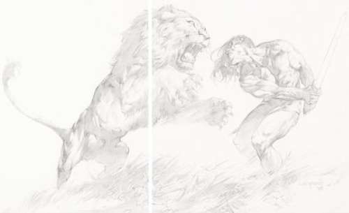 Cary Nord Conan: The Tower of the Elephant and Other Stories Cover Original Art (Dark Horse Comics, 2006).... (Total: 3 Original Art)