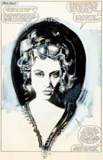 Bill Sienkiewicz Marvel Super Special #36 Dune Movie Adaptation Splash Page 2 Original Art (Marvel, 19...