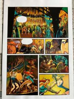 Reculé, Henri | Reculé, Henri - Planche originale couleur - Les Immortels T3 - La Passion selon Nahel - (2002) | Catawiki