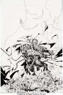 Greg Capullo and Danny Miki Spawn #148 Cover Original Art (Image Comics, 2005)....