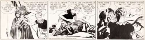Alex Raymond Rip Kirby Daily Comic Strip Original Art dated 1-18-52 (King Features Syndicate, 1952). Rip - | Heritage