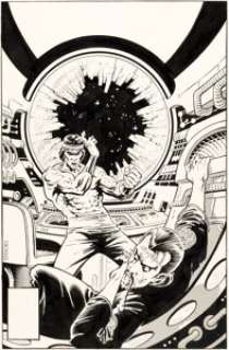 Mike Zeck - Master of Kung Fu #89 Cover Original Art (Marvel, 1980).