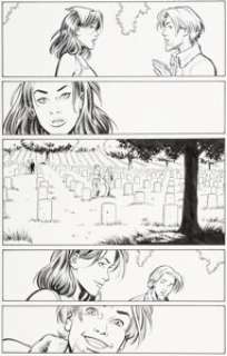 Goran Sudzuka and Jose Marzan Jr. Y: The Last Man #53 Story Page 4 Original Art (DC/Vertigo,...