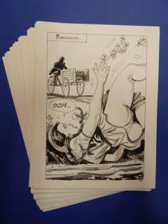 Birago Balzano | Stregoneria Supplemento al n. 8 - Birago Balzano - 33x Tavole Originali Erotiche "Vade retro satana" - Page volante - Exemplaire unique - (1984) | Catawiki