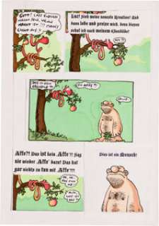 Ralf Kã¶Nig | Adam und der Apfel Planche Originale (1980s). Ralf KÃ¶nig Adam und der Apfel Story Page Original Art (1980s). | Heritage