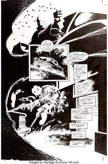 Frank Miller | Sin City: Family Values Splash Planche 61 (Dark Horse, 1997). Frank Miller Sin City: Family Values Original Art Splash Page 61 (Dark Horse, 1997). | Heritage