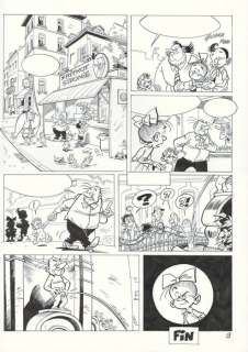 Krings, Jean-Marc | Krings, Jean-Marc - Planche originale - Bob & Bobette (Hommage) T3 - Le Reboutant rebouteux - (2019) | Catawiki