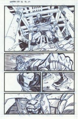 Eric Canete | Iron Man Enter the Madarin, issue #6, page 2 | Galerie 9ème Art