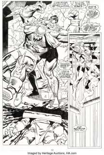 Bogdanove, Jon - Jon Bogdanove and Dennis Janke Superman: The Man of Steel #19 Story Page 10 Doomsday Original Art (DC, 1993)....